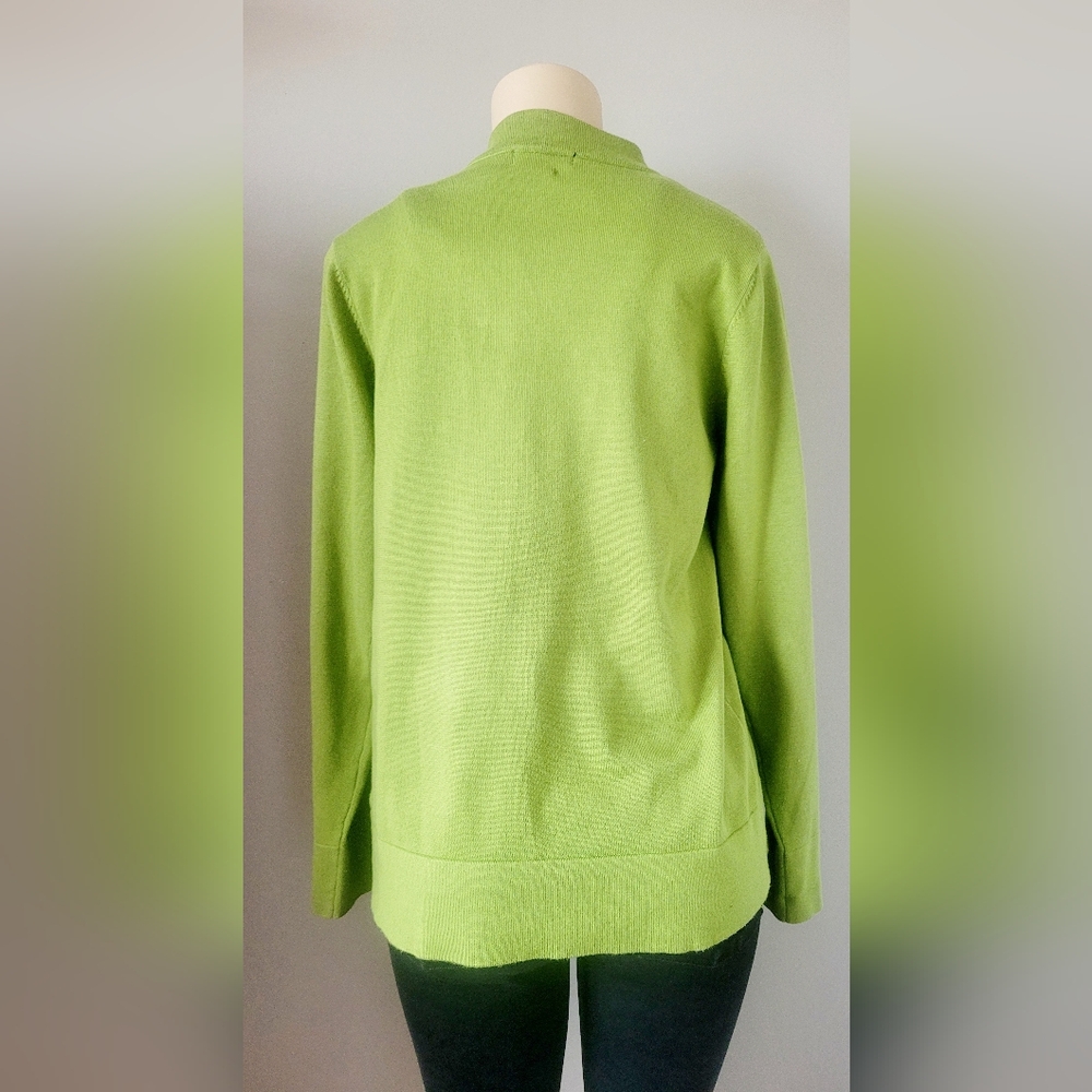 Urban CoCo Women's Business/Office Open Front Cardigan Green Viscose Blend Med - Picture 11 of 13